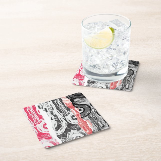 Paper Coaster – Abstract Land (Insitu)