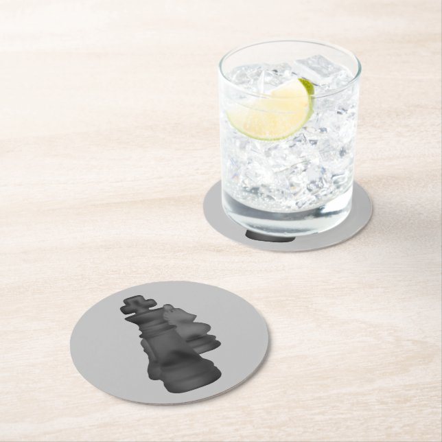 Paper Coaster Chess (Insitu)