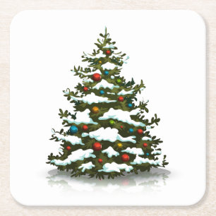 PAPER COASTER : CHRISTMAS TREE