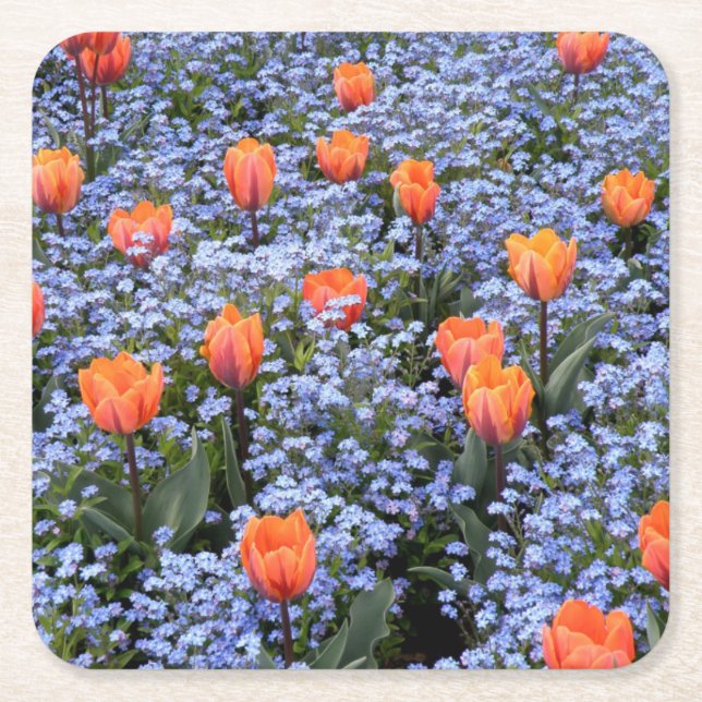 Paper coaster Flowers (Front)