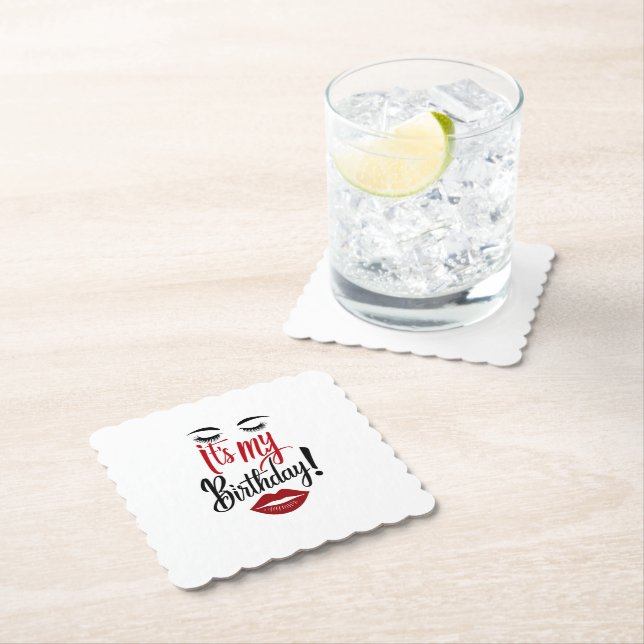 Paper Coaster - It's My Birthday (Insitu)