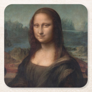 PAPER COASTER : LEONARDO DA VINCI : THE MONA LISA