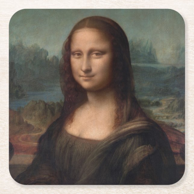 PAPER COASTER : LEONARDO DA VINCI : THE MONA LISA (Front)