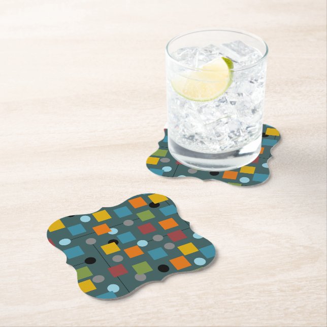 Paper Coaster - Mid-Century Modern 1.3 Seamless (Insitu)