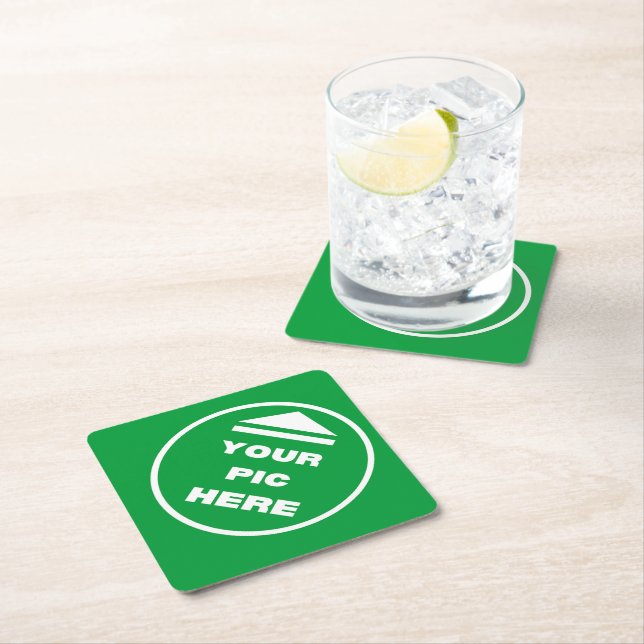 Paper Coaster (set of 6) - Add Your Image -Diamond (Insitu)
