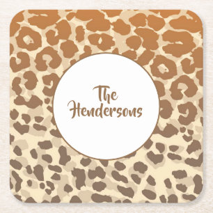 Paper Coasters Set-Custom Name
