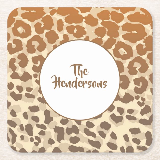 Paper Coasters Set-Custom Name (Front)
