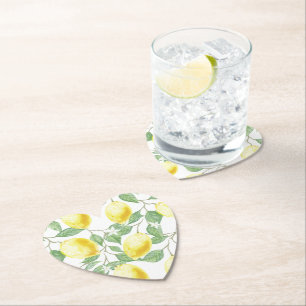 Paper Coasters Set-Lemons