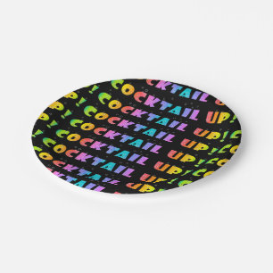 PAPER COCKTAIL PLATES - COCKTAIL UP!