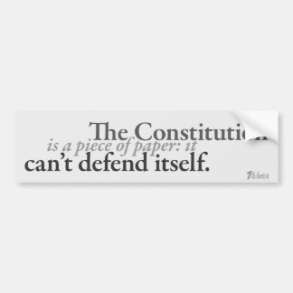 Paper Constitution Bumper Sticker