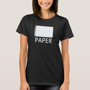 Paper Costume Skirt Paper Scissors Simple Hallowee T-Shirt