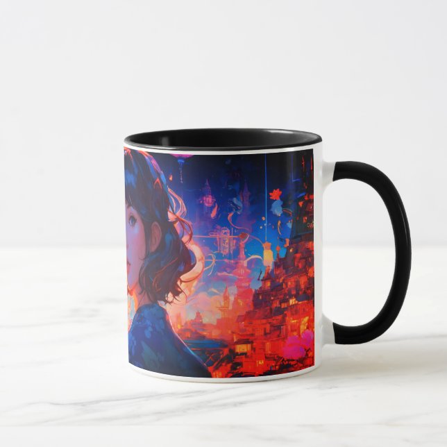 paper craft style classical mug (Right)