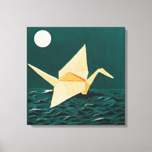 Paper Crane Canvas Print