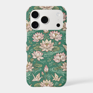 Paper Crane Lotus Pond Phone Case Cover