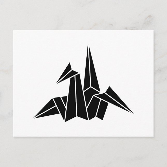 Paper Crane Postcard (Front)