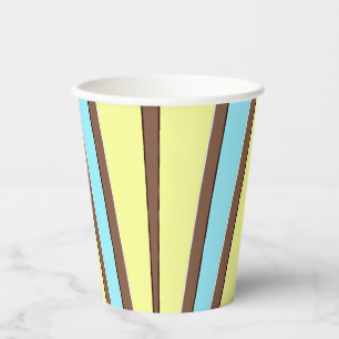 Paper cup, A vibrant colourful classic design Pap Cups