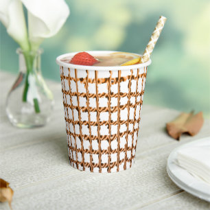 Paper Cup Beige Net
