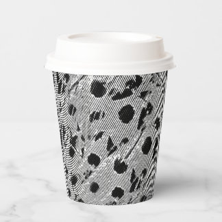 Paper Cup Black Dot