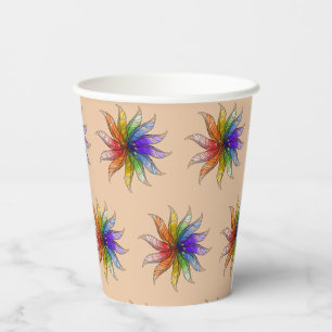 Paper Cup - Feather Colour Wheel