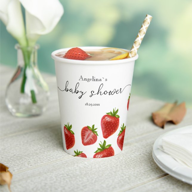 Paper cup for a baby shower (Insitu)