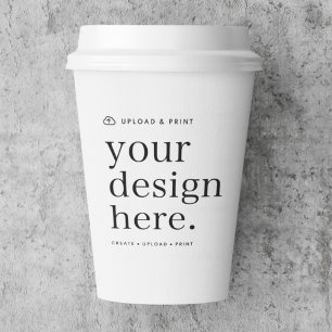 Paper Cup Your Design Upload