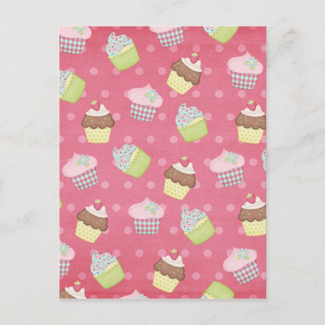 Paper cupcakes postcard (Front)