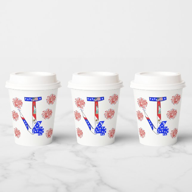 Paper Cups 4th Of July (Multi)