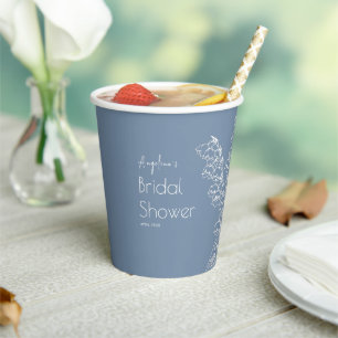  Paper Cups for a bride shower.
