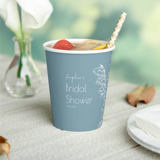  Paper Cups for a bride shower. (Insitu)