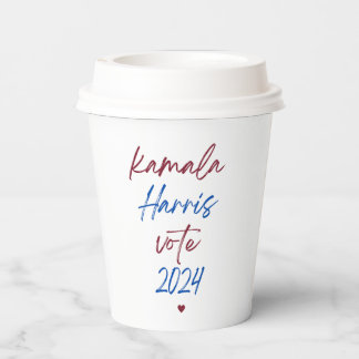 Paper cups for Kamala Harris 2024
