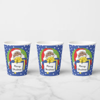 Paper Cups "Santa Claus Presents" 8 oz.