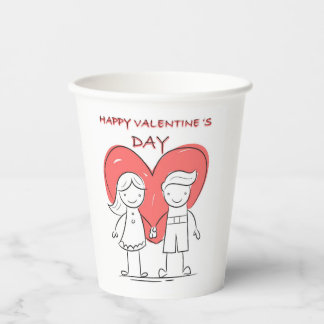 Paper Cups Size: 8oz Paper Cup, Lid: Add a lid!