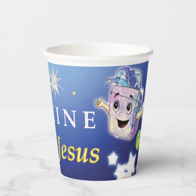 Paper Cups Size: 8oz Paper Cup, Lid: None (Back)