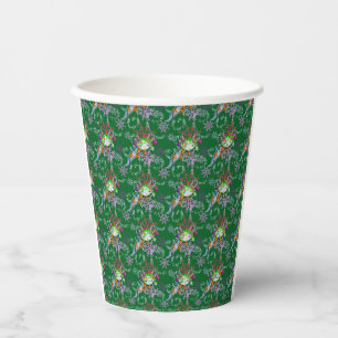 Paper cups with axolotl