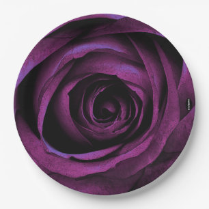 Paper Dinner Plate HAMbWG Rose Amethyst