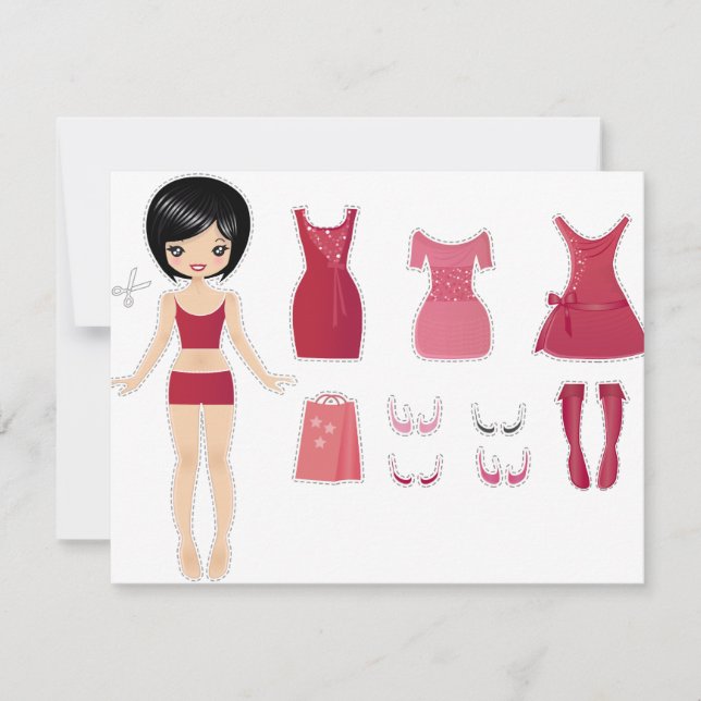 Paper doll cut (Front)