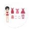 Paper doll cut