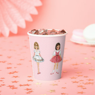 Paper Doll Party Paper cup