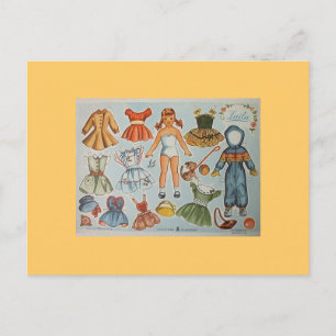 Paper Doll Postcards