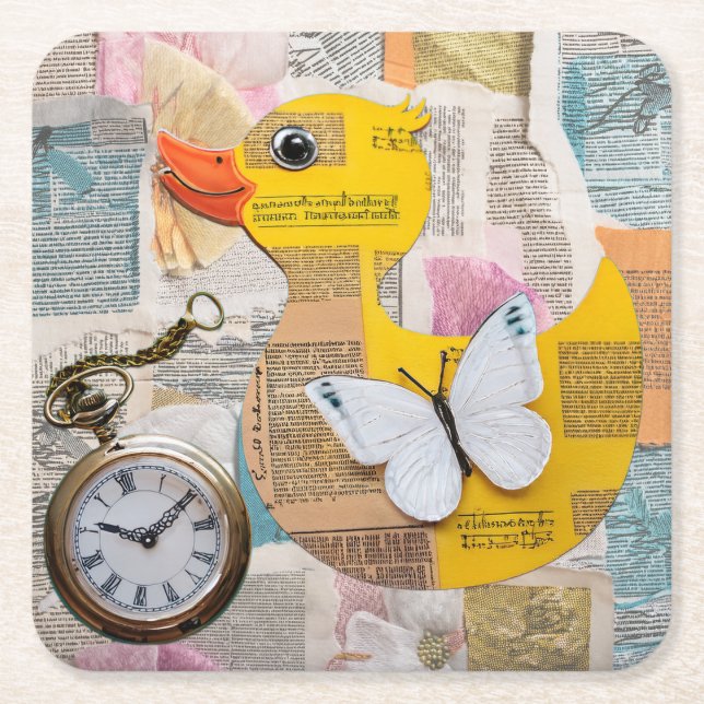 Paper Duck Coaster (Front)