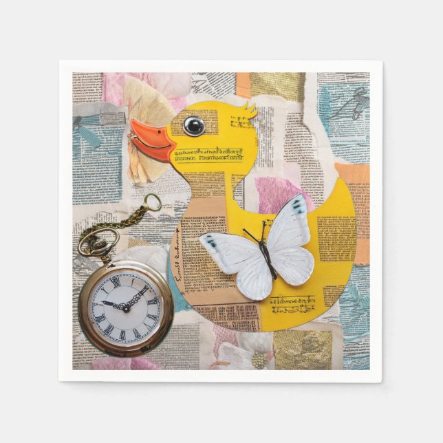 Paper Duck Napkin (Front)