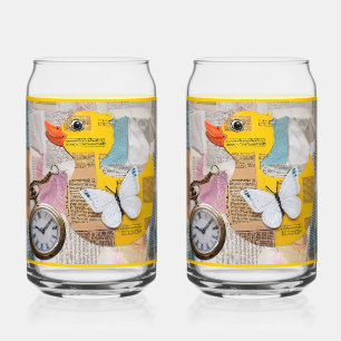 Paper Duck Soda Glass