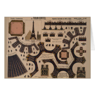 Paper Eiffel Tower Cutout Design