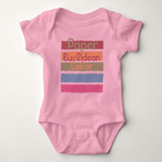 Paper Euclidean Colour Baby Bodysuit
