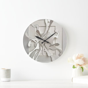 paper explosion large clock