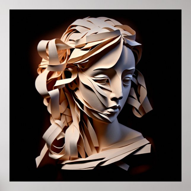 Paper face poster (Front)