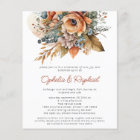 PAPER Fall Florals Terracotta Boho Wedding