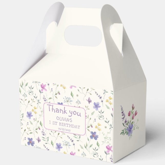 Paper Favour Box, Gable 5x3x6.5 Favour Box (Front)