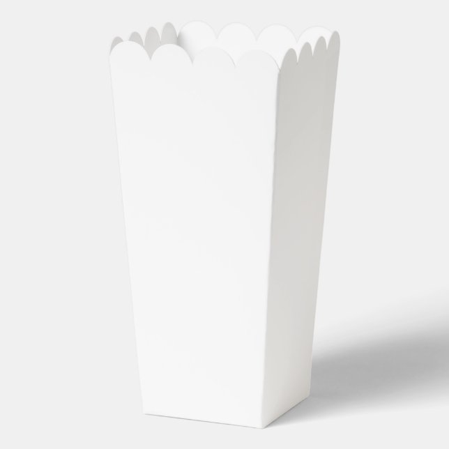 Paper Favour Box, Popcorn 3.75x3.5x7.5 Box (Front)
