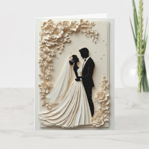 ✨ Paper Flower Invite For Romantic Ceremony ✨
